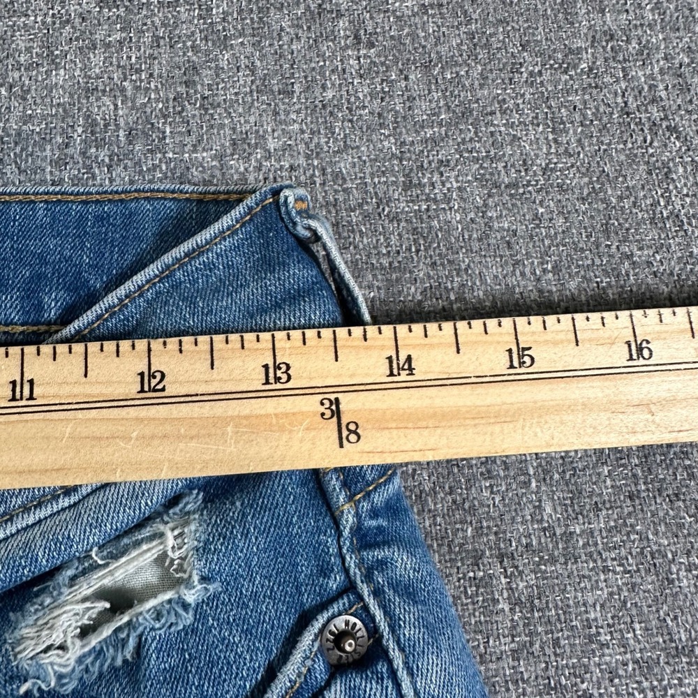 Hollister Jeans Women 26x30 Skinny Epic Flex Blue Distressed Stretch Denim - Picture 7 of 10